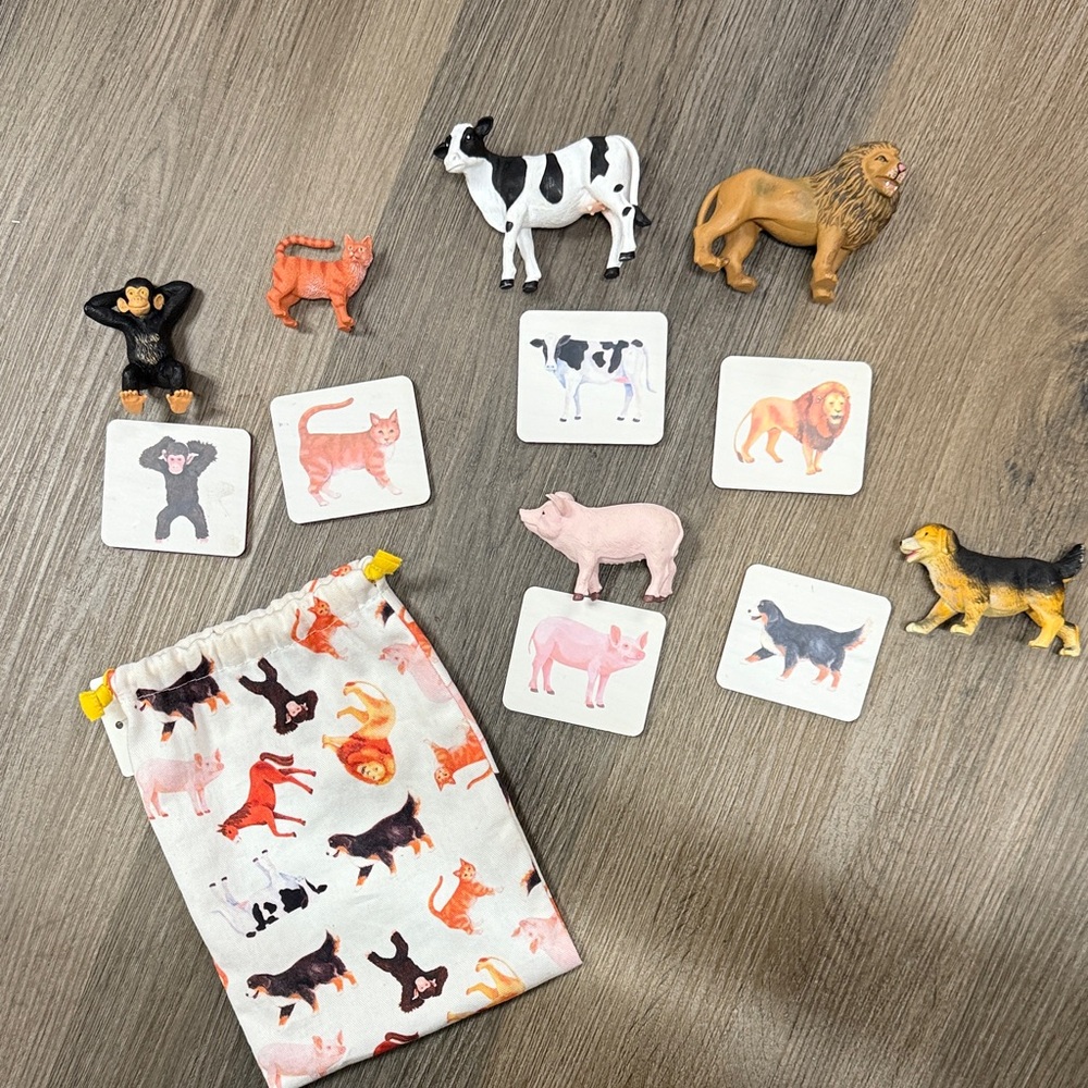 Lovevery Montessori Animal Matching Set